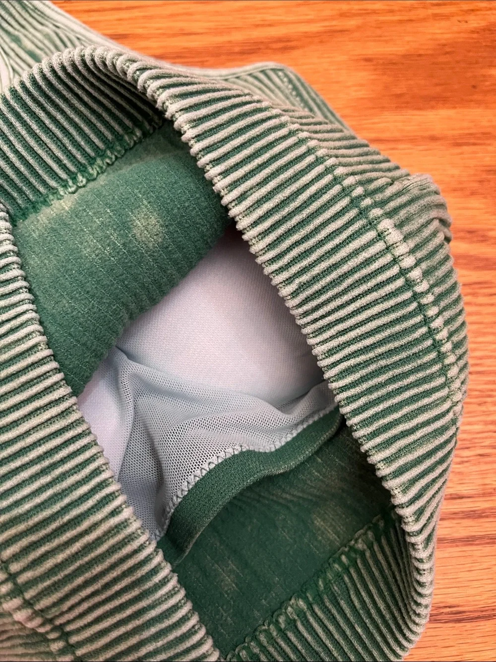 New in bag Zenana Padded Brami in Dark Green - Picture 4 of 7
